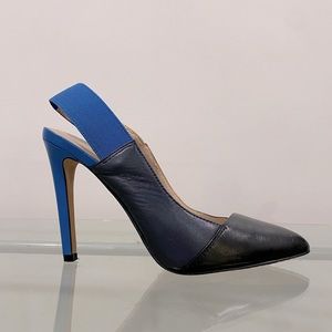 French Connection, black heel (4 1/2 inch heel)